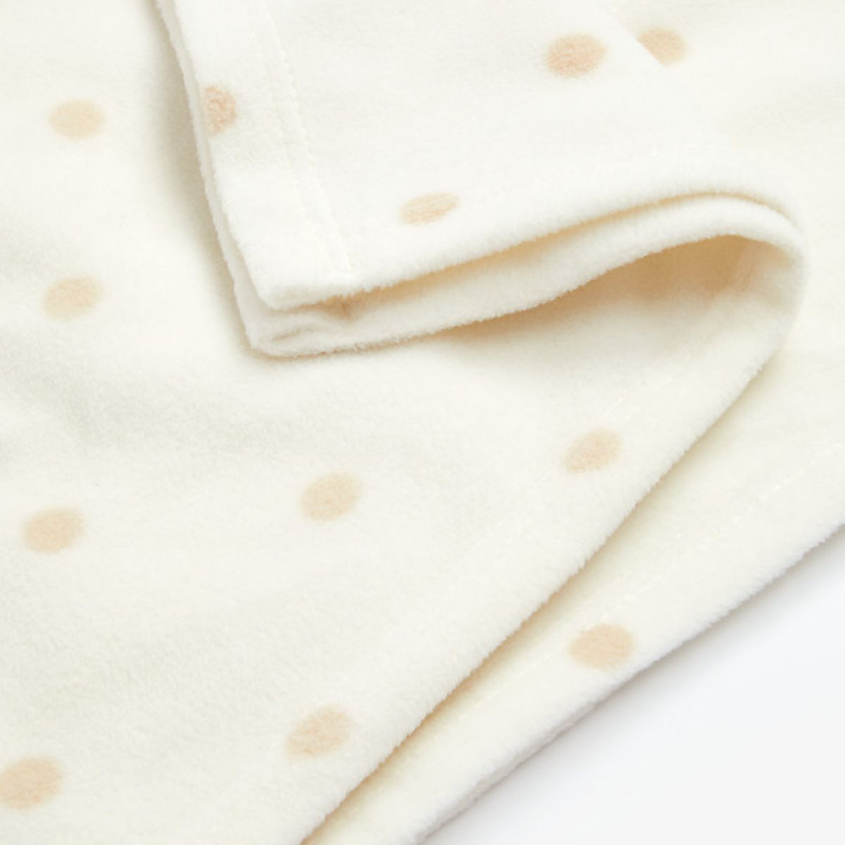 Mothercare Essentials Moses Pram Polka Dot Fleece Blanket Assorted